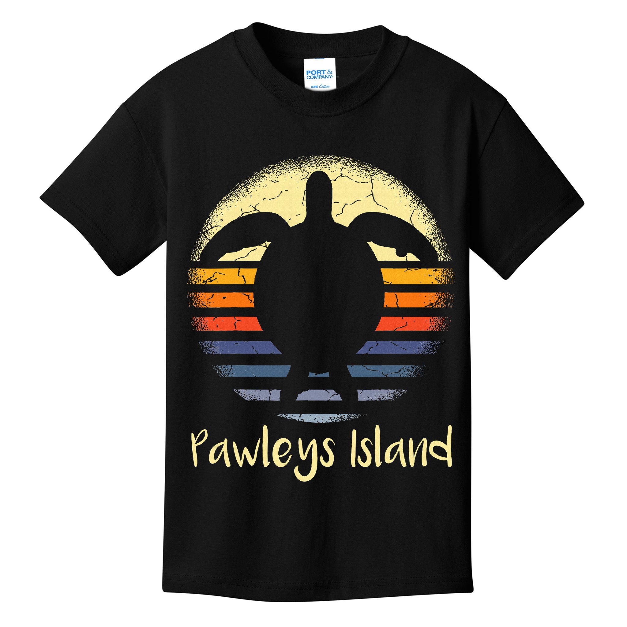 Pawleys Island South Carolina Sc Loggerhead Sea Turtle Lover Kids T-Shirt