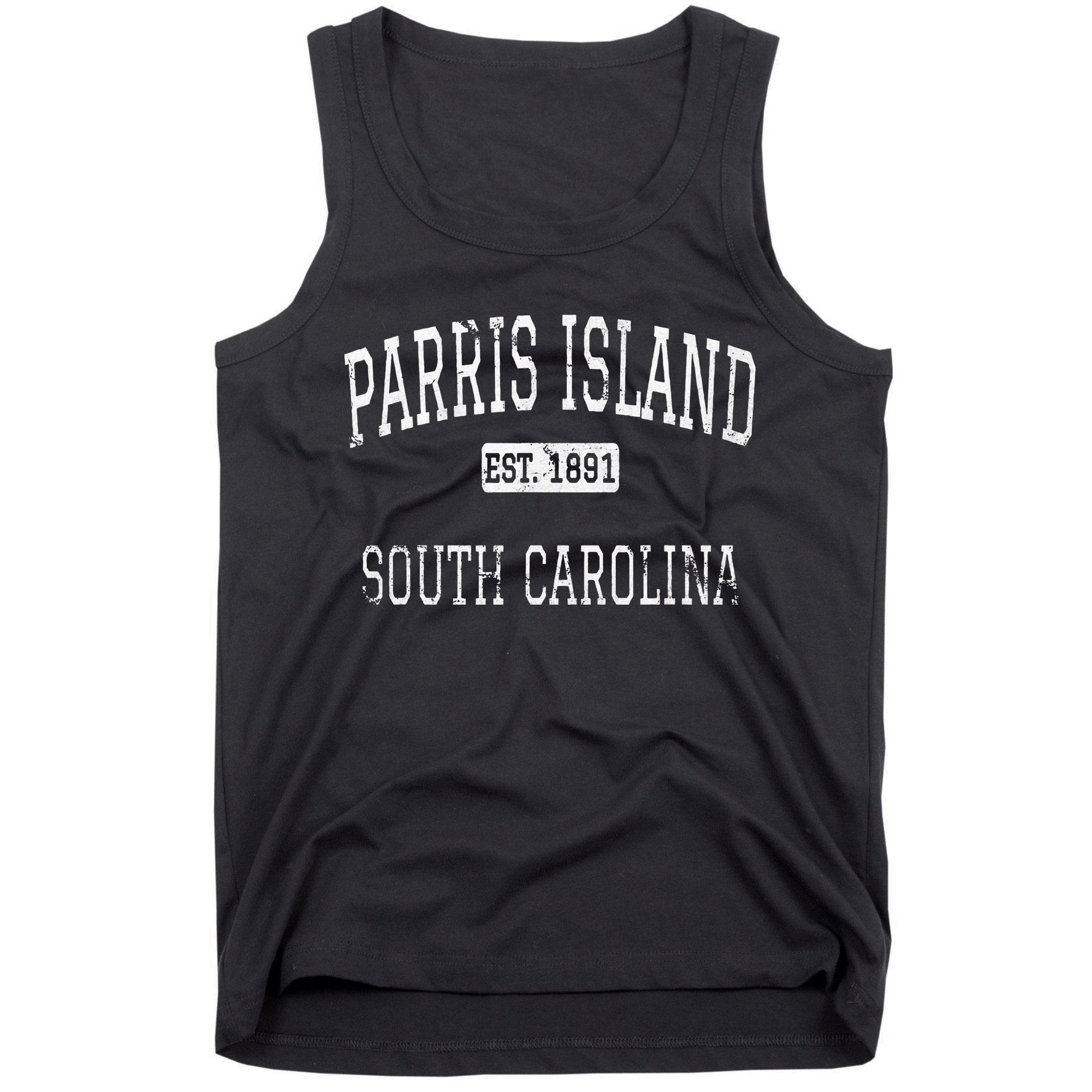 Parris Island South Carolina SC Vintage Tank Top