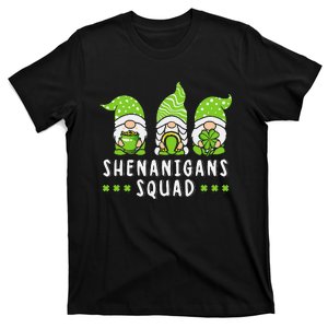  Proud Irish  Shenanigan Squad St Patrick Day Gnomes T-Shirt