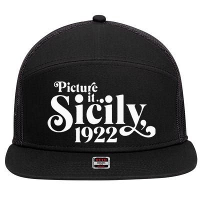 Picture It Sicily 1922 7 Panel Mesh Trucker Snapback Hat