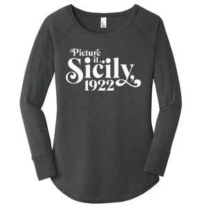 Picture It Sicily 1922 Women's Perfect Tri Tunic Long Sleeve Shirt