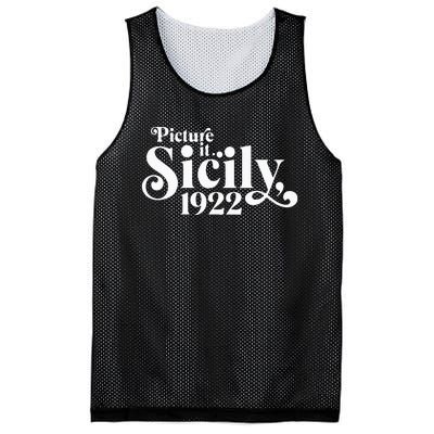 Picture It Sicily 1922 Mesh Reversible Basketball Jersey Tank