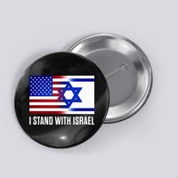 Pro Israel Supporter I Stand With Israel Patriotic USA Flag Button