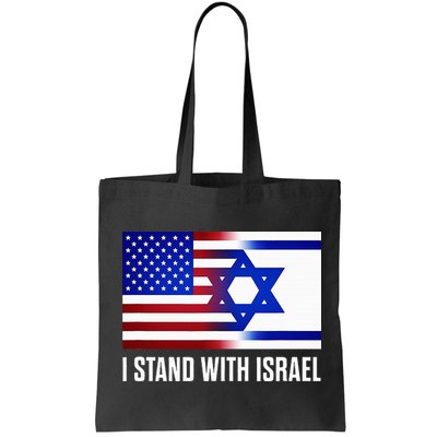Pro Israel Supporter I Stand With Israel Patriotic USA Flag Bag