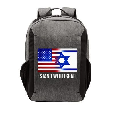 Pro Israel Supporter I Stand With Israel Patriotic USA Flag Vector Backpack