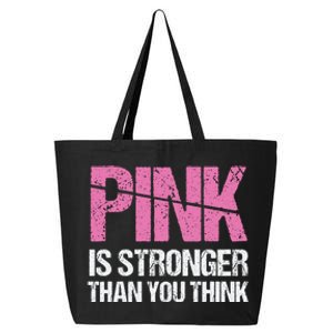 Pink Is Stronger Than You Think 25L Jumbo Tote