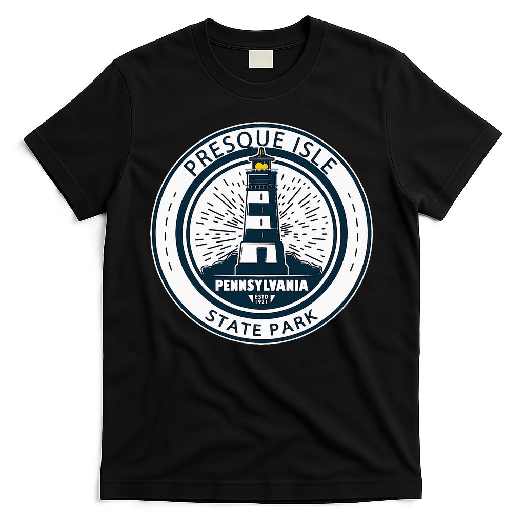 Presque Isle State Park Pennsylvania Badge Vintage T-Shirt