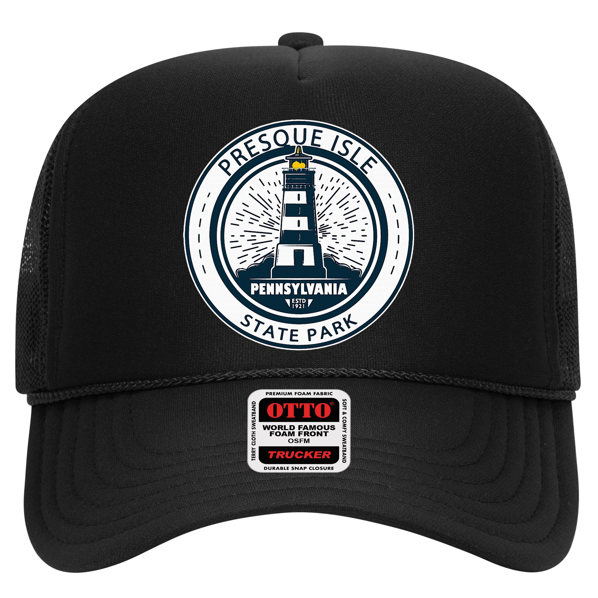 Presque Isle State Park Pennsylvania Badge Vintage Hat