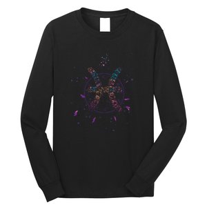 Pisces Floral Zodiac Long Sleeve Shirt