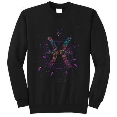 Pisces Floral Zodiac Sweatshirt