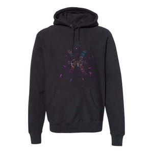 Pisces Floral Zodiac Premium Hoodie