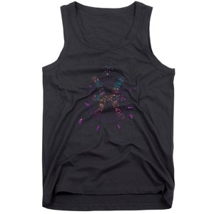 Pisces Floral Zodiac Tank Top