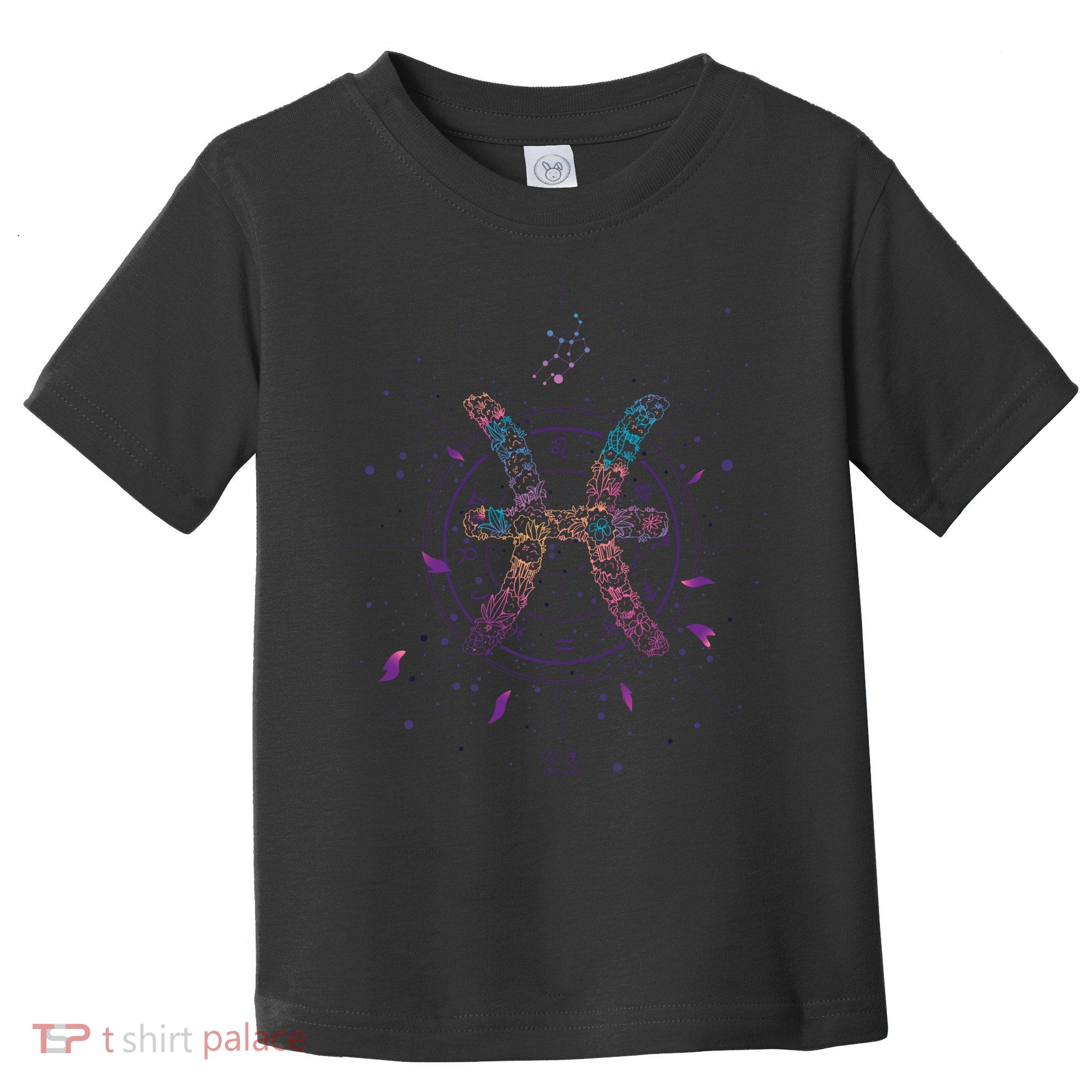 Pisces Floral Zodiac Toddler T-Shirt