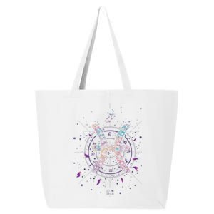 Pisces Floral Zodiac 25L Jumbo Tote