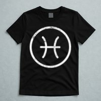 Pisces Sign Logo  T-Shirt