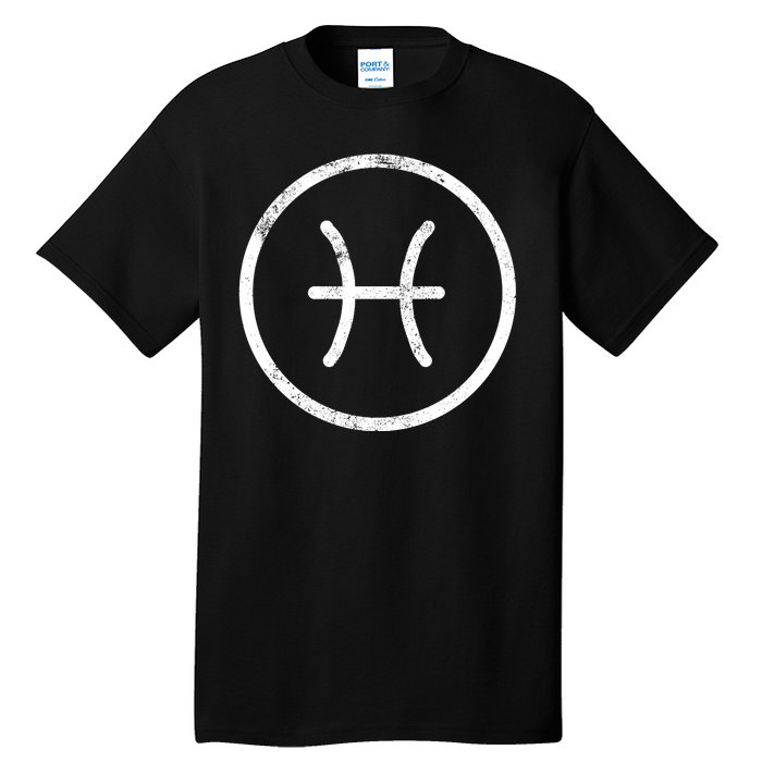 Pisces Sign Logo  Tall T-Shirt