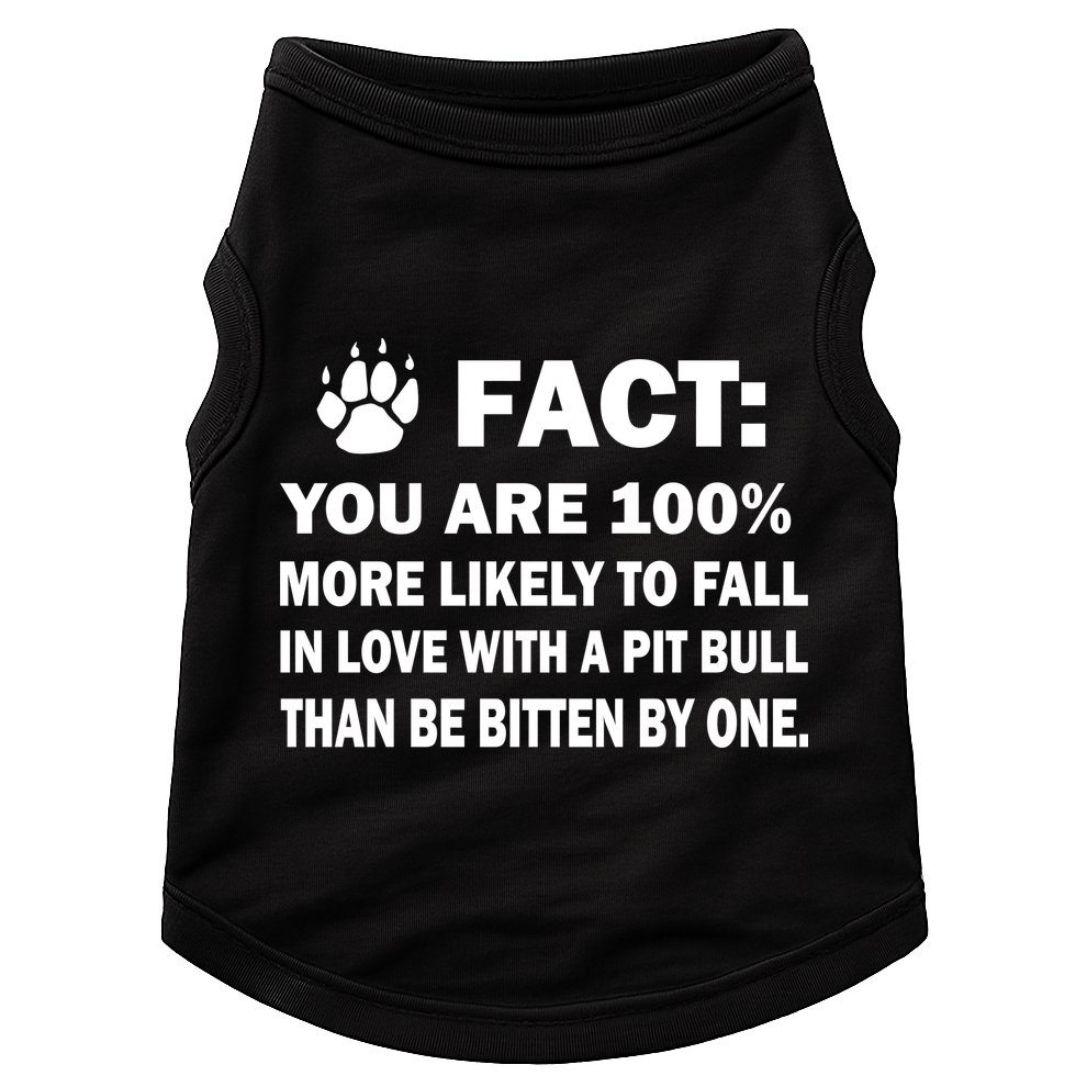 Pit Bull Funny Fact Doggie Tank