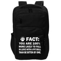 Pit Bull Funny Fact Impact Tech Backpack