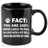 Pit Bull Funny Fact 11oz C Handle Ceramic Mug