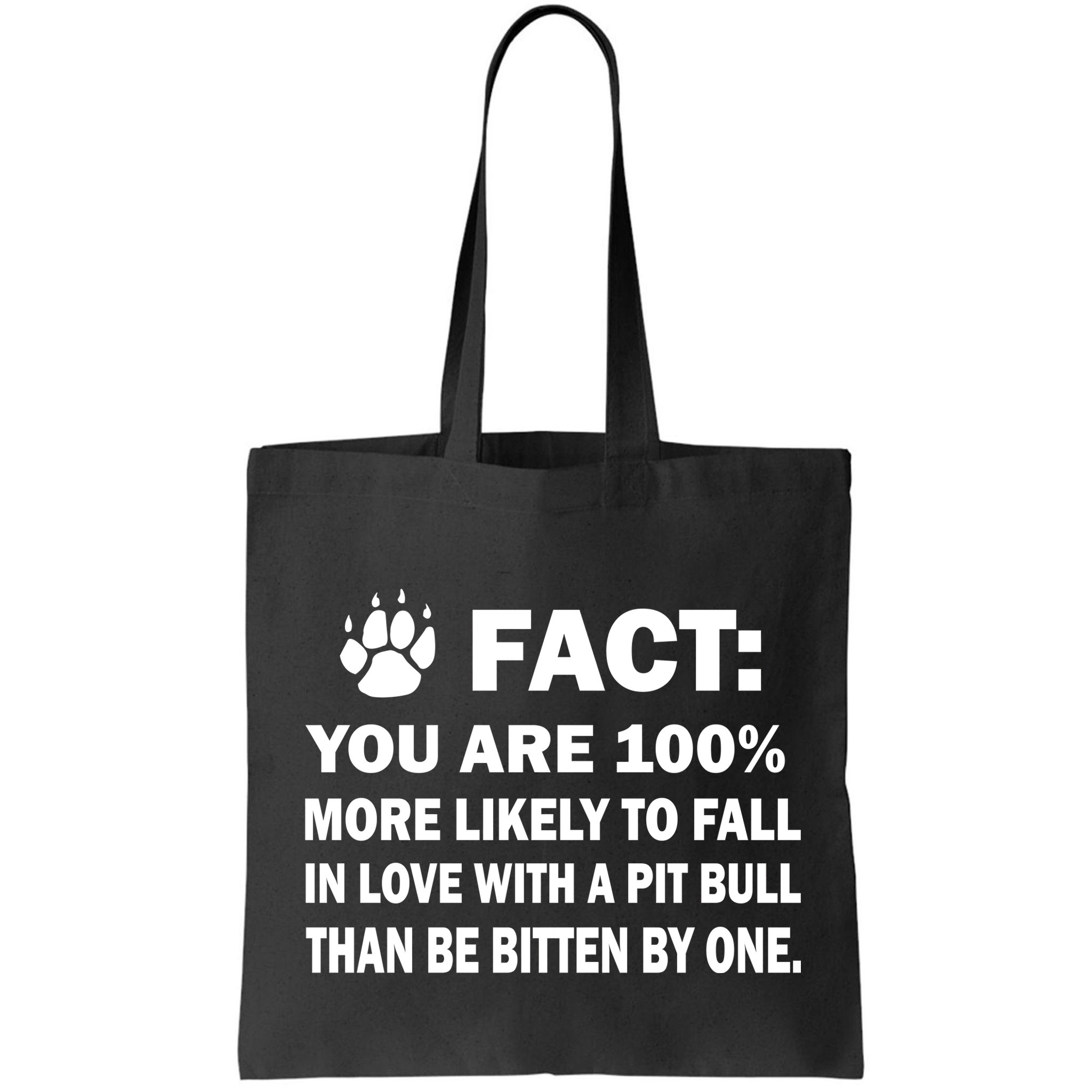 Pit Bull Funny Fact Bag