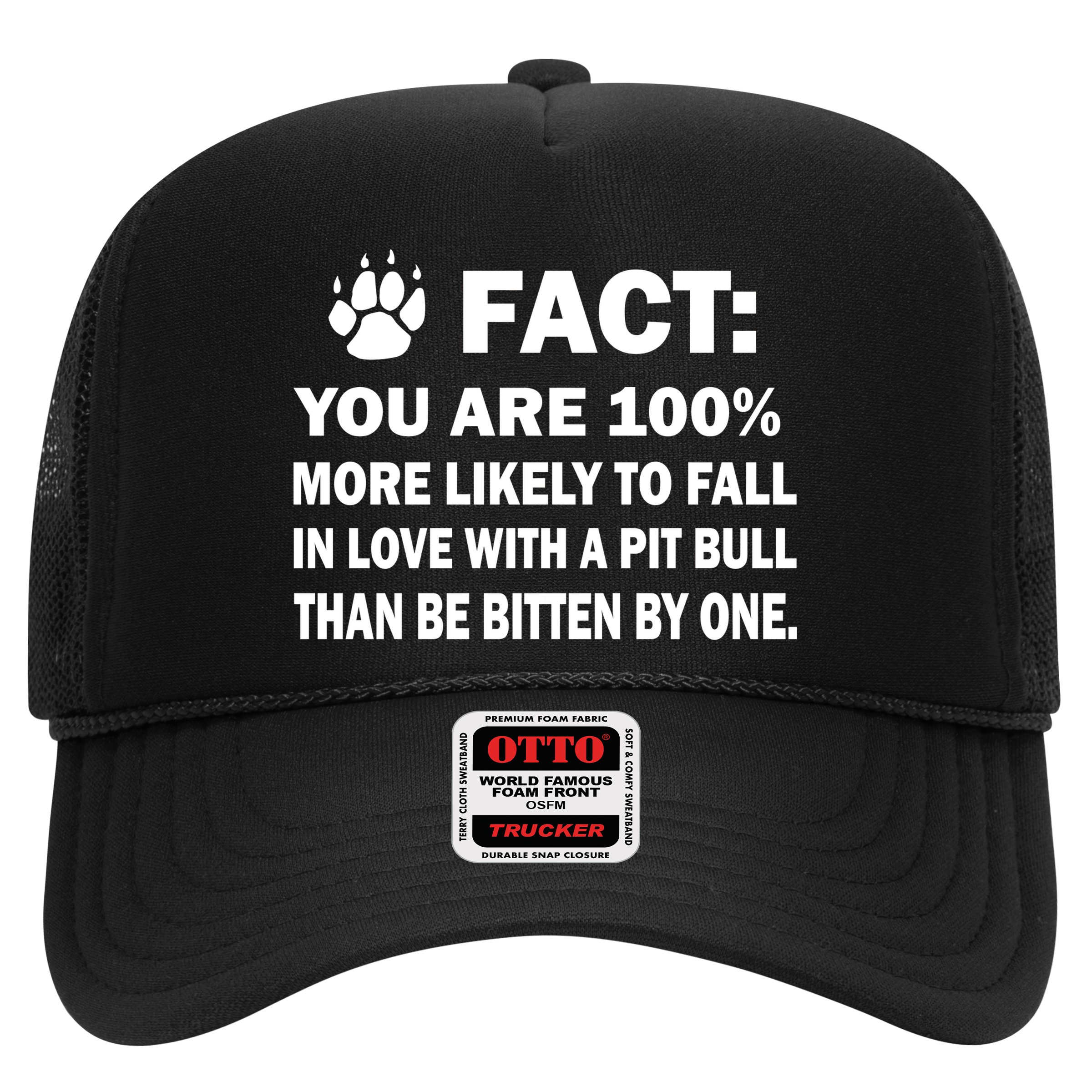 Pit Bull Funny Fact Hat