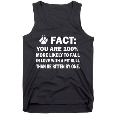 Pit Bull Funny Fact Tank Top
