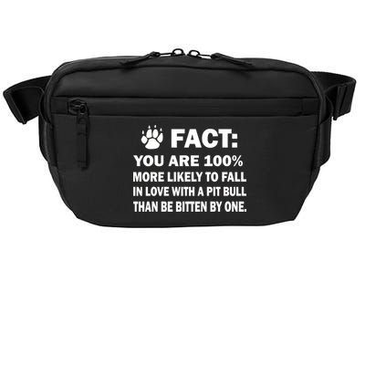 Pit Bull Funny Fact Crossbody Pack