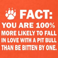 Pit Bull Funny Fact Button