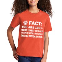 Pit Bull Funny Fact Kids T-Shirt
