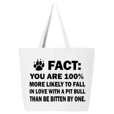 Pit Bull Funny Fact 25L Jumbo Tote