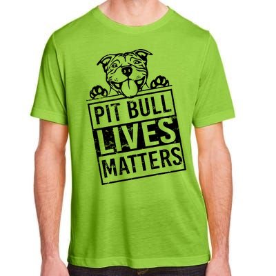 Pit Bull Lives Matters Adult ChromaSoft Performance T-Shirt