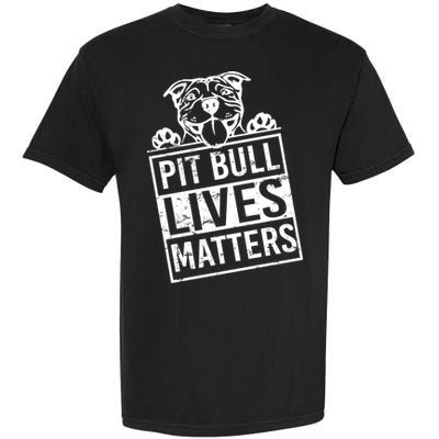 Pit Bull Lives Matters Garment-Dyed Heavyweight T-Shirt