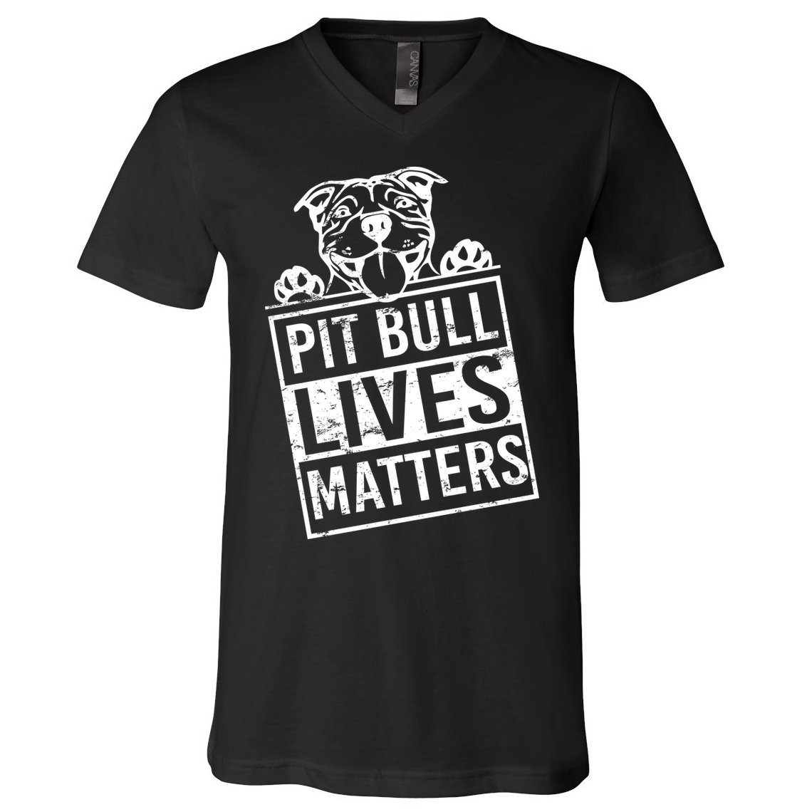 Pit Bull Lives Matters V-Neck T-Shirt