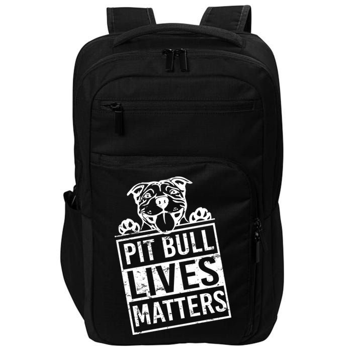 Pit Bull Lives Matters Impact Tech Backpack