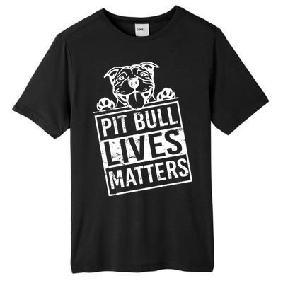 Pit Bull Lives Matters Tall Fusion ChromaSoft Performance T-Shirt