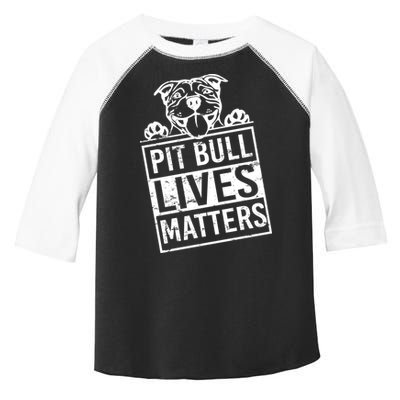 Pit Bull Lives Matters Toddler Fine Jersey T-Shirt