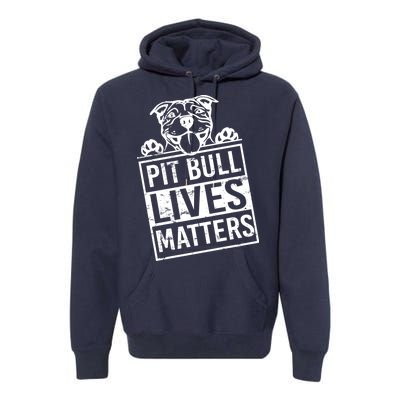 Pit Bull Lives Matters Premium Hoodie