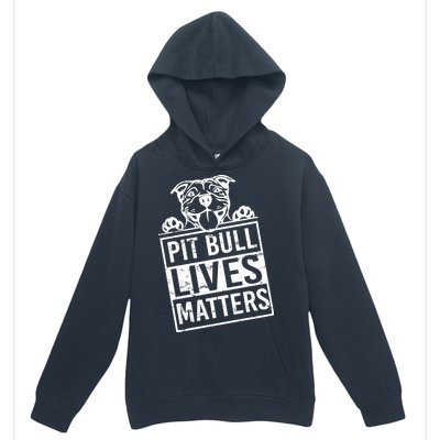 Pit Bull Lives Matters Urban Pullover Hoodie