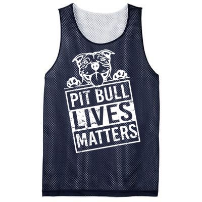 Pit Bull Lives Matters Mesh Reversible Basketball Jersey Tank