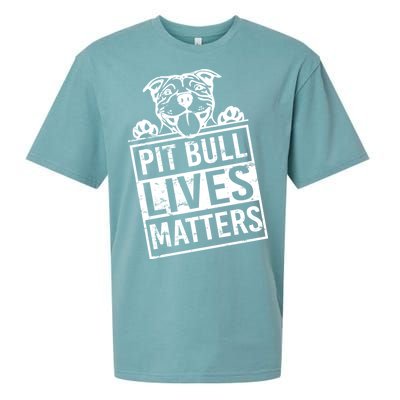 Pit Bull Lives Matters Sueded Cloud Jersey T-Shirt