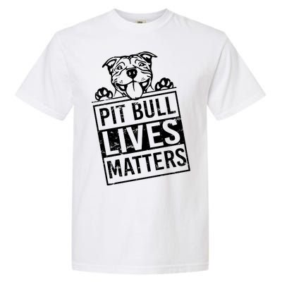 Pit Bull Lives Matters Garment-Dyed Heavyweight T-Shirt