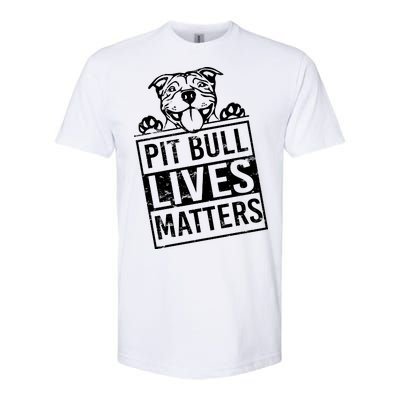 Pit Bull Lives Matters Softstyle CVC T-Shirt