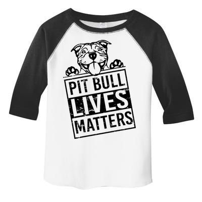 Pit Bull Lives Matters Toddler Fine Jersey T-Shirt