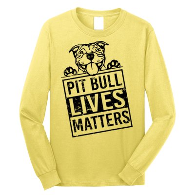 Pit Bull Lives Matters Long Sleeve Shirt