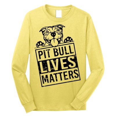 Pit Bull Lives Matters Long Sleeve Shirt