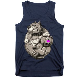 Pit Bull Loves Mom Tank Top