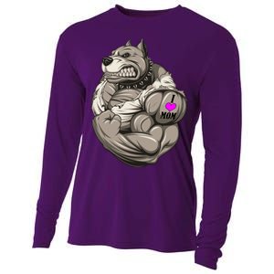 Pit Bull Loves Mom Cooling Performance Long Sleeve Crew