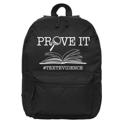 Prove It Text Evidence 16 in Basic Backpack
