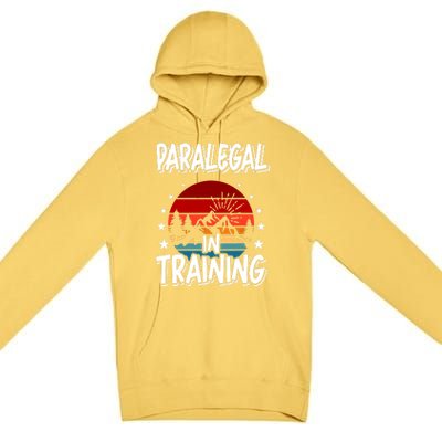 Paralegal In Training Future Paralegal Premium Pullover Hoodie