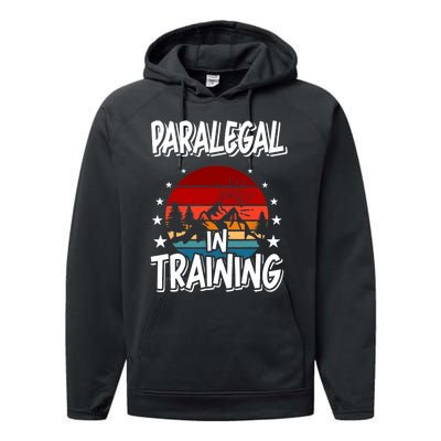 Paralegal In Training Future Paralegal Performance Fleece Hoodie